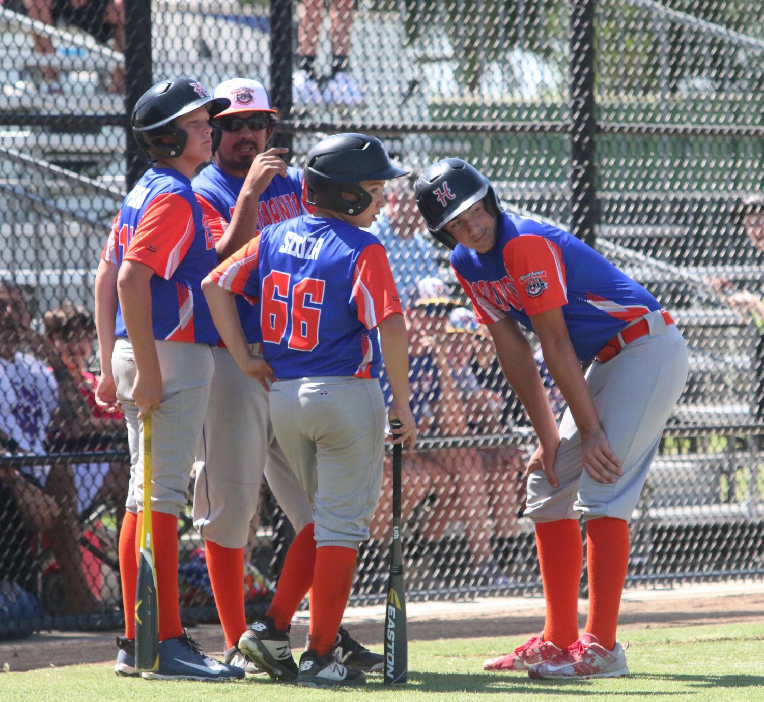 Contagious hitting, errors lifts Central California in World Series opener